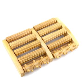 Foot Massager Manufacturer - Wholesale High Quality Foot Relax Stress Relief Wooden Foot Meridian Massager Roller