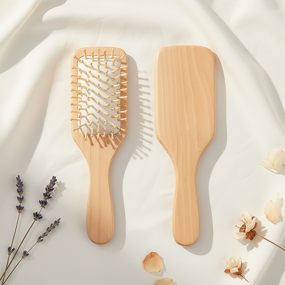 Baby Hair Brush Manufacturer - Wholesale Natural Eco-Friendly High Quality Bamboo Wooden Baby Hair Brush
