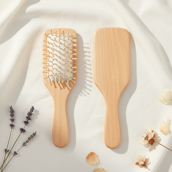 Baby Hair Brush Manufacturer - Wholesale Natural Eco-Friendly High Quality Bamboo Wooden Baby Hair Brush