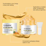 Facial Mask Manufacturer - New Arrived Chinese Whitening Turmeric Organic Brightening Facial Night Clay Mud Mask