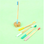 Toothbrush Manufacturer - Colorful Personal Care Disposable Travel Soft Natural Low Price Customized Logo Thick Handle Brush