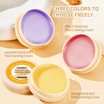 Foot Cream Manufacturer - Wholesale Lavender Honey Dry Cracked Heel Elbow Repair Cream Peach Deep Hydrating Soothes Hand Foot Care