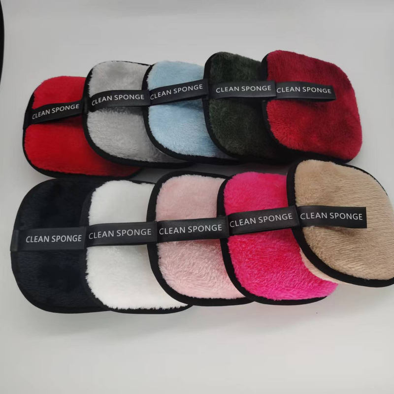 Makeup Remover Pad Manufacturer - Hot-Selling Square Clear Remover Pad Ultra-Fine Fiber Dry Powder Puff Thickened Face Wash Puff