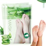 Foot Mask Manufacturer - Hot Sale Fresh Aloe Extract Tender and Smooth Foot Peel Mask Deep Cleanse Exfoliating Exfoliates