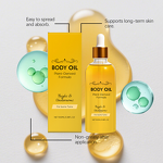 Body Oil Manufacturer - New Arrived Wholesale Custom Whitening Nourishing Moisturizing Body Firming Oil Skin Glow Whitening Essential Oil