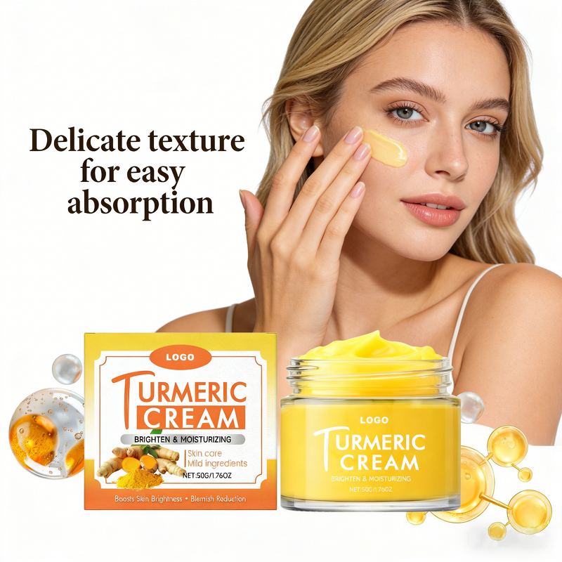 Face Cream Set Manufacturer - Custom Private Label Anti-Aging Hydrating Moisturizing Brightening Turmeric Face Cream & Lotion
