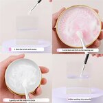 Makeup Brush Cleaner Manufacturer - Private Label Custom Vegan Wholesale 100g Solid Makeup Brush Cleaner Cleaning Soap for Kit