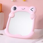 Makeup Mirror Manufacturer - Hot Selling Cheap High Definition Cute Makeup Mirror Private logo Three Colors Cute Frog Desktop Mirror
