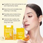 Facial Cleanser Set Manufacturer - Hot Sale OEM Turmeric Kojic Acid Vitamin C Pads Foaming Cleanser Deep Cleaning Set
