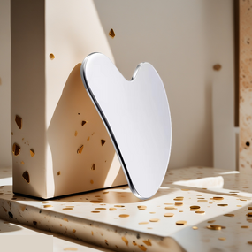 Guasha Board Manufacturer - Factory Gua Sha Board Facial Scraping 304 Stainless Steel Metal for Face Massage