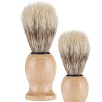Shaving Brush Manufacturer - Hot Selling Professional New Style Solid Wood Handle Salon Shaving Lathering Brush