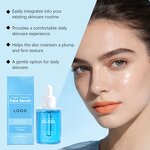 Face Serum Manufacturer - Private Label Facial Serum Tightening Repairing Blue Copper Peptide with Hyaluronic Acid
