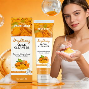 Facial Cleanser Manufacturer - New Arrived Custom Logo Exfoliating Anti Acne Hydrating Turmeric Face Wash