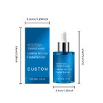 Face Serum Manufacturer - Private Label Face Serum Skincare Nourishing Whitening Tightening Repairing Blue Copper Peptide with Hyaluronic Acid