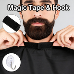 Beard Apron Manufacturer - Custom Logo Waterproof Polyester Reusable Face Shaving Cape Beard Apron for Barber Shop
