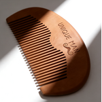 Beard Comb Manufacturer - Hot Sale Private Logo Small Coarse Teeth Perfect Wooden Mustaches Pocket Comb