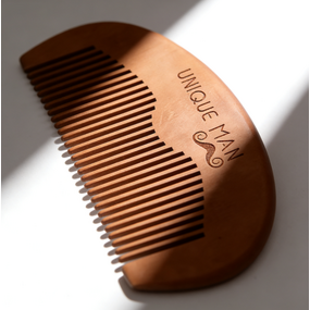 Beard Comb Manufacturer - Hot Sale Private Logo Small Coarse Teeth Perfect Wooden Mustaches Pocket Comb