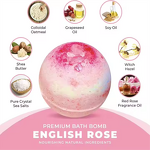 Bath Bombs Manufacturer - Dried Flower Salt Balls Rose Extract Moisturizing Dry Skin