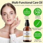 Vitamin E Oil Manufacturer - Natural for Skin Face Hair Nails & Scars Moisturizing