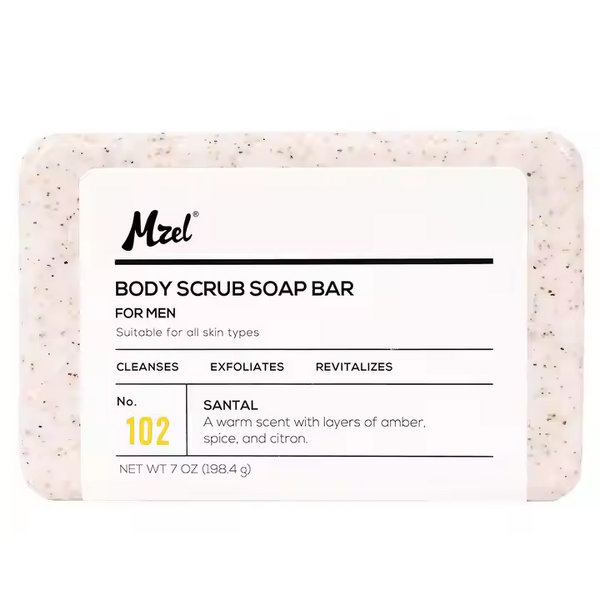 Soap Bar Manufacturer - Mzel Wholesale Best Natural Men's Exfoliating Body Scrub 7 oz