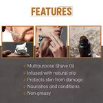 Pre Shave Oil Manufacturer - for Men with Sandalwood for Smoothest Seamless Shave