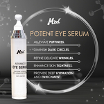 Eye Serum Manufacturer - 5% Caffeine 360 Roller with Massage Ball for Eye Bags
