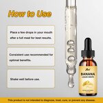 Banana Liquid Drops Manufacturer - Private Label Organic Natural 60ml Dietary Supplement