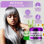 Hair Mask Manufacturer - Purple Hydrating Repair After Bleach Treatment for Damaged Dry Hair