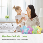 Bath Bomb Manufacturer - Mix Color Organic Star Shape with Calming Aromatherapy