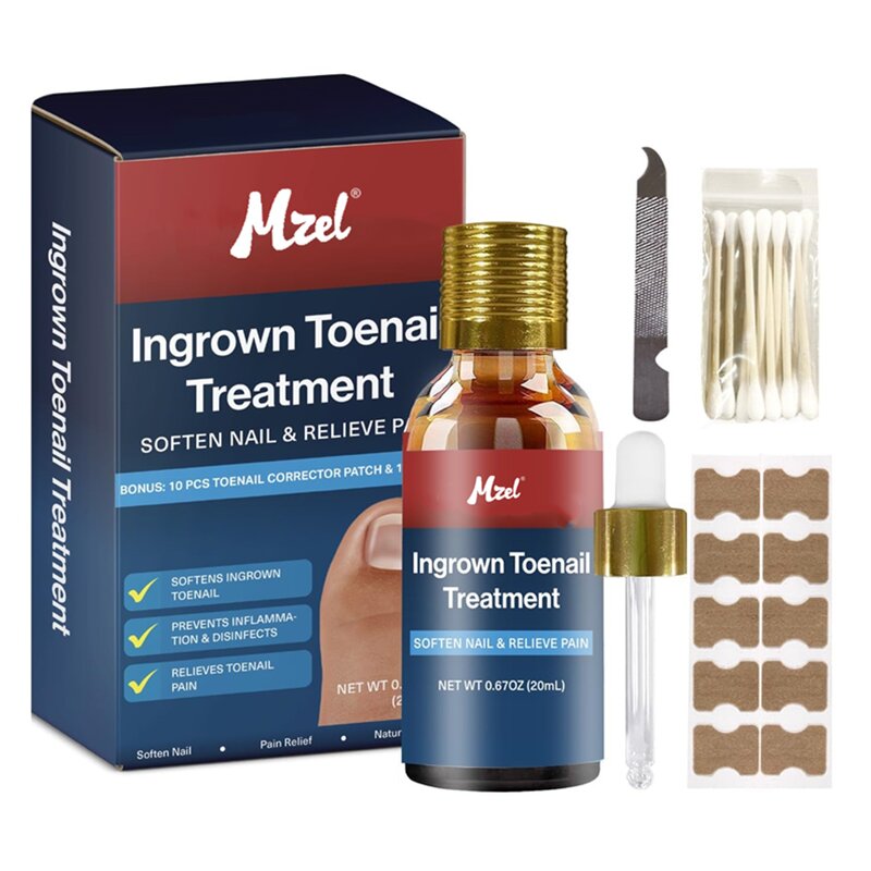 Ingrown Toenail Treatment Manufacturer - Pain Reliever Corrector Patches Removal Kit with File