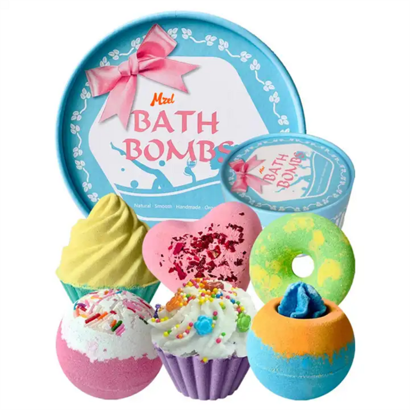 Bath Bombs Manufacturer - OEM Handmade Bubble and Floating Fizzies Spa Gift Set