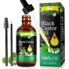 Black Castor Oil Manufacturer - Jamaican 100% Pure Organic for Hair Growth Eyebrow Nourishment