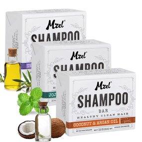Shampoo Bars Manufacturer - with Tea Tree Jojoba Peppermint Coconut Argan Oils Nourishes