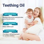 Teething Relief Oil Manufacturer - Natural Babies with Chamomile Soothing to Ease Discomfort