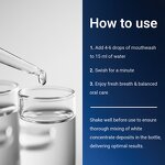 Mouthwash Concentrate Manufacturer - Privare Label Cool Peppermint Flavor Freshens Breath