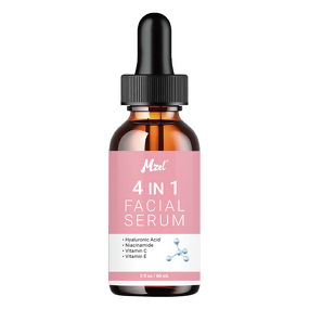 Facial Serum Manufacturer - 4 in 1 Anti Aging with Vitamin C E Hyaluronic Acid Nicotinamide