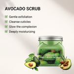 Body Scrub Manufacturer - Avocado Deep Exfoliator for Clean Glowing Skin Reduces Pores