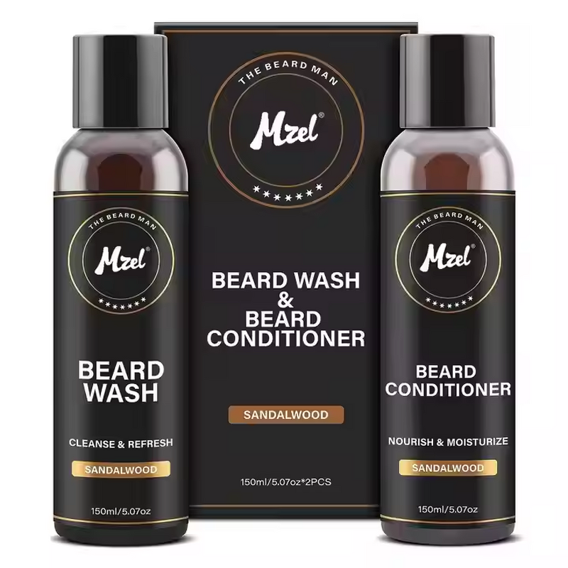 Beard Shampoo and Conditioner Set Manufacturer - Private Label 100% Natural Mens