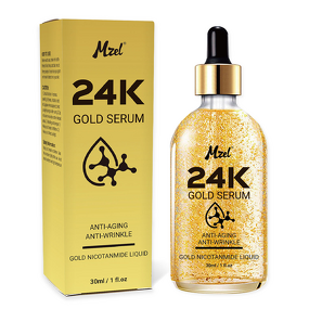 Gold Foil Serum Manufacturer - 24K Anti Aging Whitening Reduces Age Spots Fine Lines