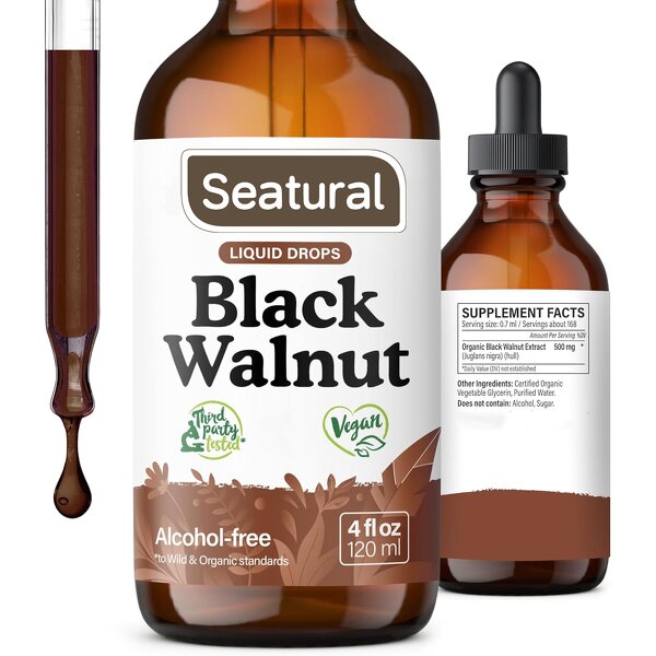 Black Walnut Liquid Extract Manufacturer - Tincture Herbal Supplement for Gut Cleanse Detox