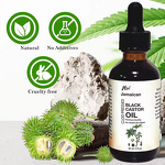 Black Castor Oil Manufacturer - for Stimulate Thicker Fuller Hair Eyelashes Eyebrows Growth