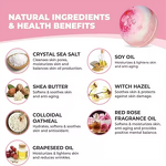 Bath Bombs Manufacturer - Dried Flower Salt Balls Rose Extract Moisturizing Dry Skin