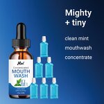 Mouthwash Concentrate Manufacturer - Privare Label Cool Peppermint Flavor Freshens Breath