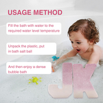 Bath Bomb Manufacturer - Letter with Essential Oils Moisturizes Dry Sensitive Skin