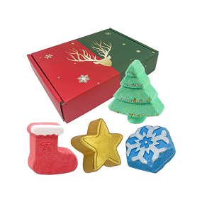 Bath Bomb Gift Set Manufacturer - Deep Cleansing Moisturizing Four for Christmas Gifts