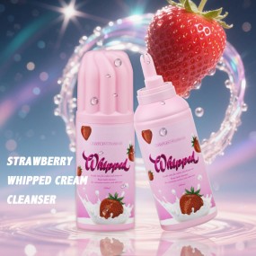 Lash Shampoo Manufacturer - OEM 100ml Strawberry Whipped Gel Sensitive Cleaner