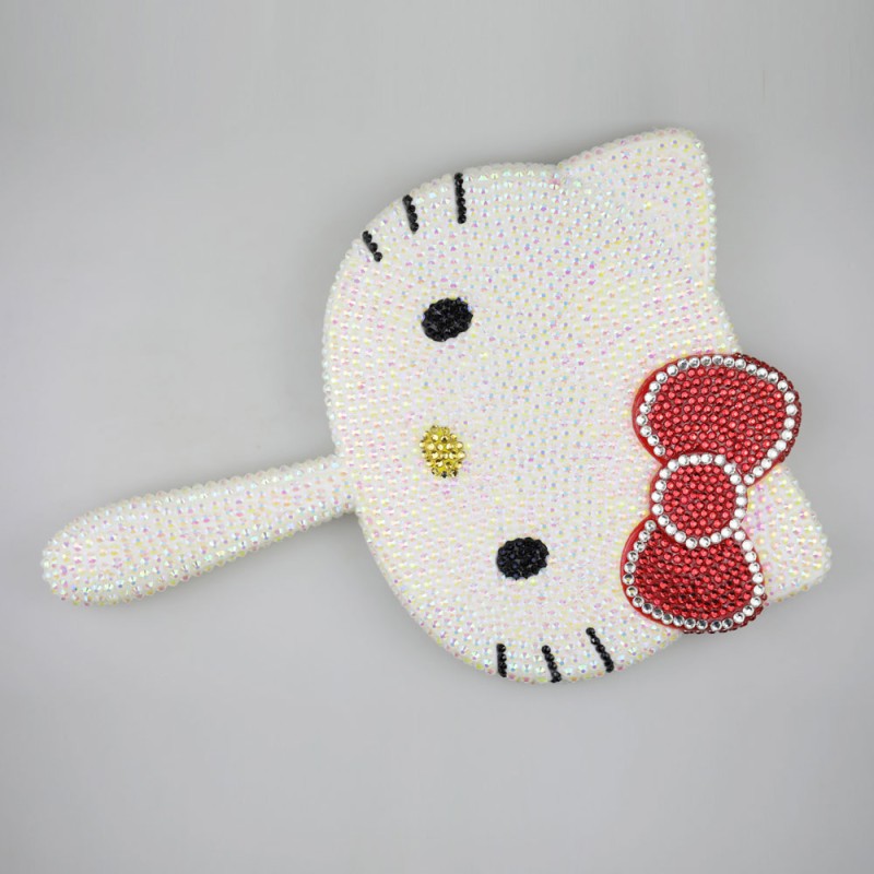 Lash Mirror Supplier - OEM Portable Diamond Style Travel Makeup Tool