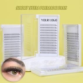 Eyelash Extension Supplier - OEM 0.07mm Premade 7D Apical Root BC Curl Lashes