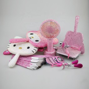 Makeup Mirror Factory - OEM Portable Plastic Lash Mirror Diamond Style