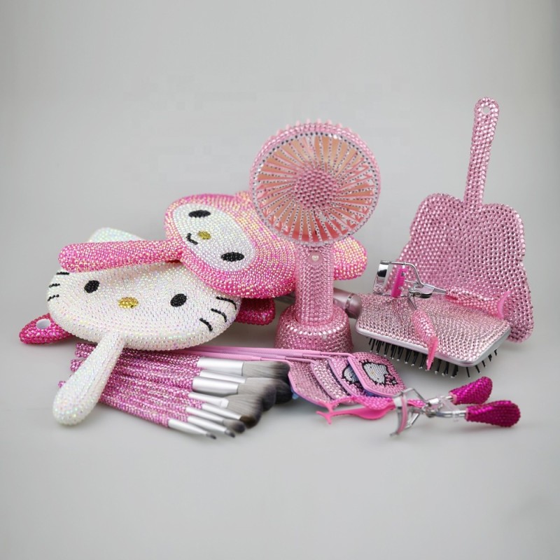 Makeup Mirror Factory - OEM Portable Plastic Lash Mirror Diamond Style